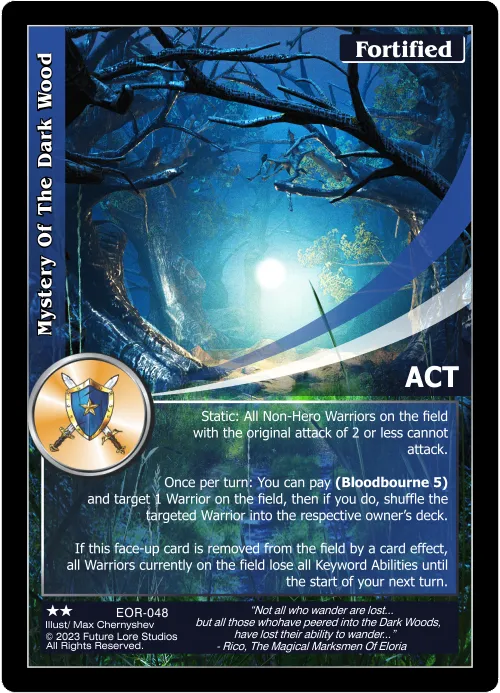 Mystery Of The Dark Wood (Uncommon) EOR-048
