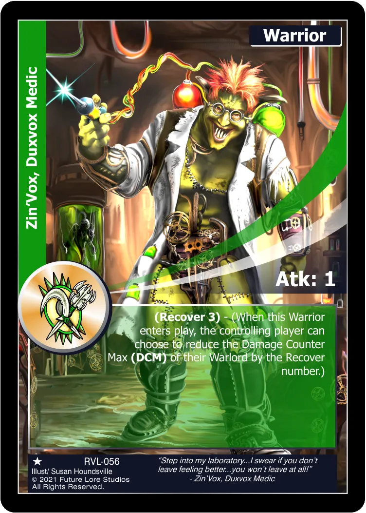 Zin'Vox, Duxvox Medic (Common) RVL-056