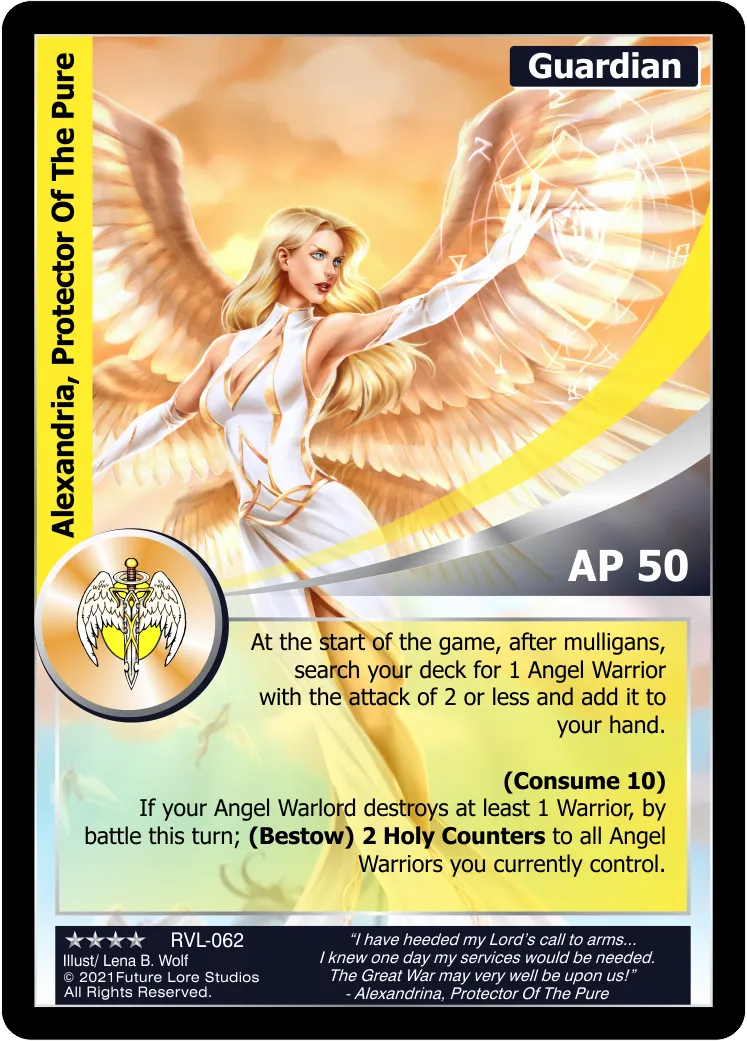 Alexandria, Protector Of The Pure (Renown) RVL-062