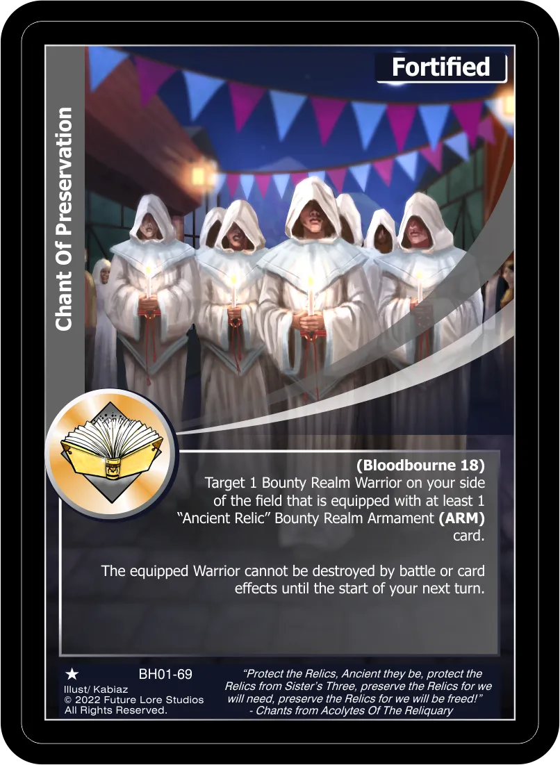 Chant Of Preservation (Common) BH01-69