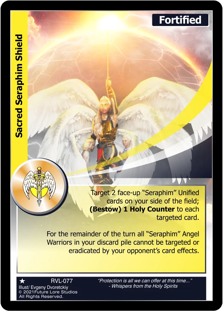 Sacred Seraphim Shield (Common) RVL-077