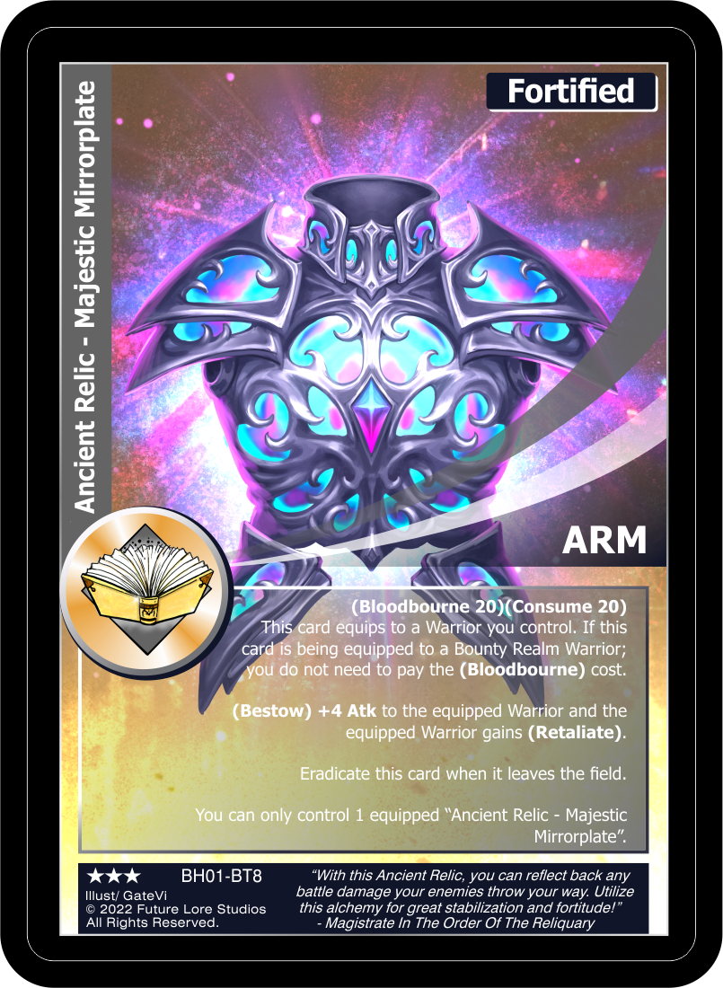 Ancient Relic - Majestic Mirrorplate (Rare) BH01-BT8