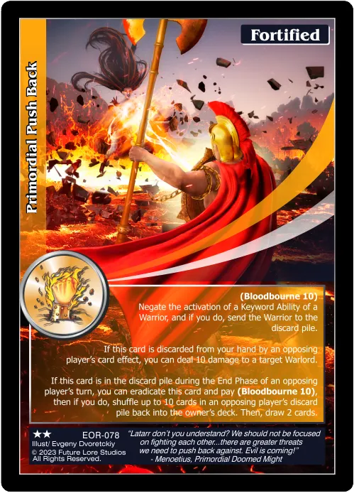 Primordial Push Back (Uncommon) EOR-078