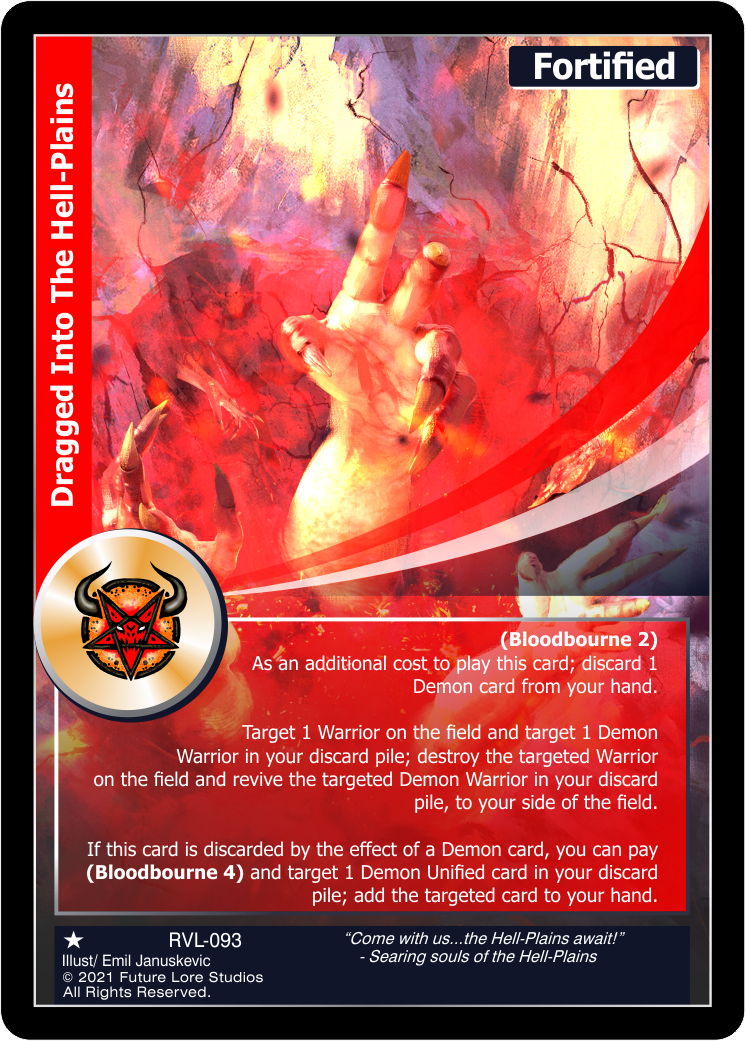 Dragged Into The Hell-Plains (Common) RVL-093