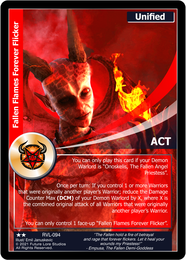 Fallen Flames Forever Flicker (Uncommon) RVL-094