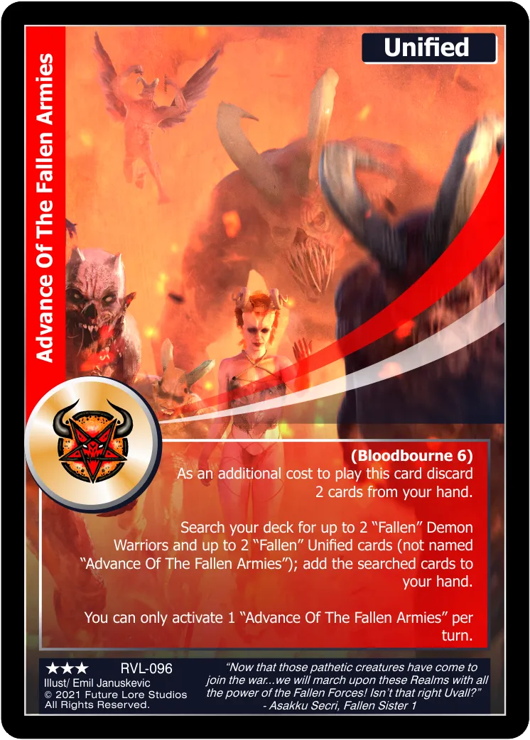 Advance Of The Fallen Armies (Rare) RVL-096