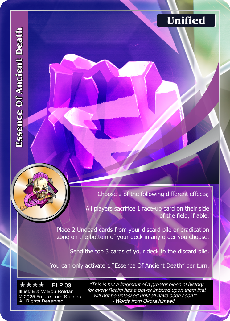 Essence of Ancient Death (Renown) ELP-03