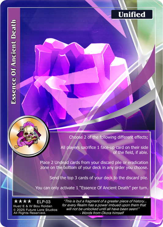Essence of Ancient Death (Renown) ELP-03