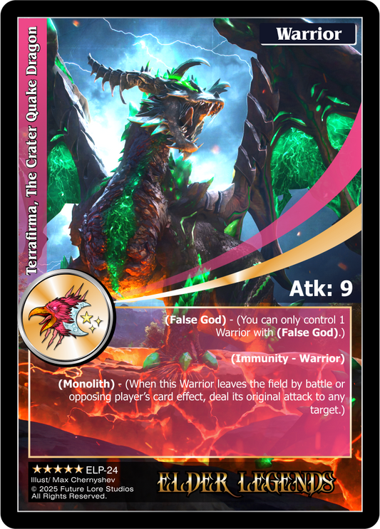 Terrafirma, The Crater Quake Dragon (Exalted) ELP-24