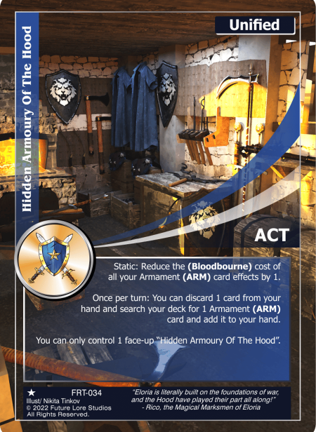 Hidden Armoury Of The Hood (Common) FRT-034
