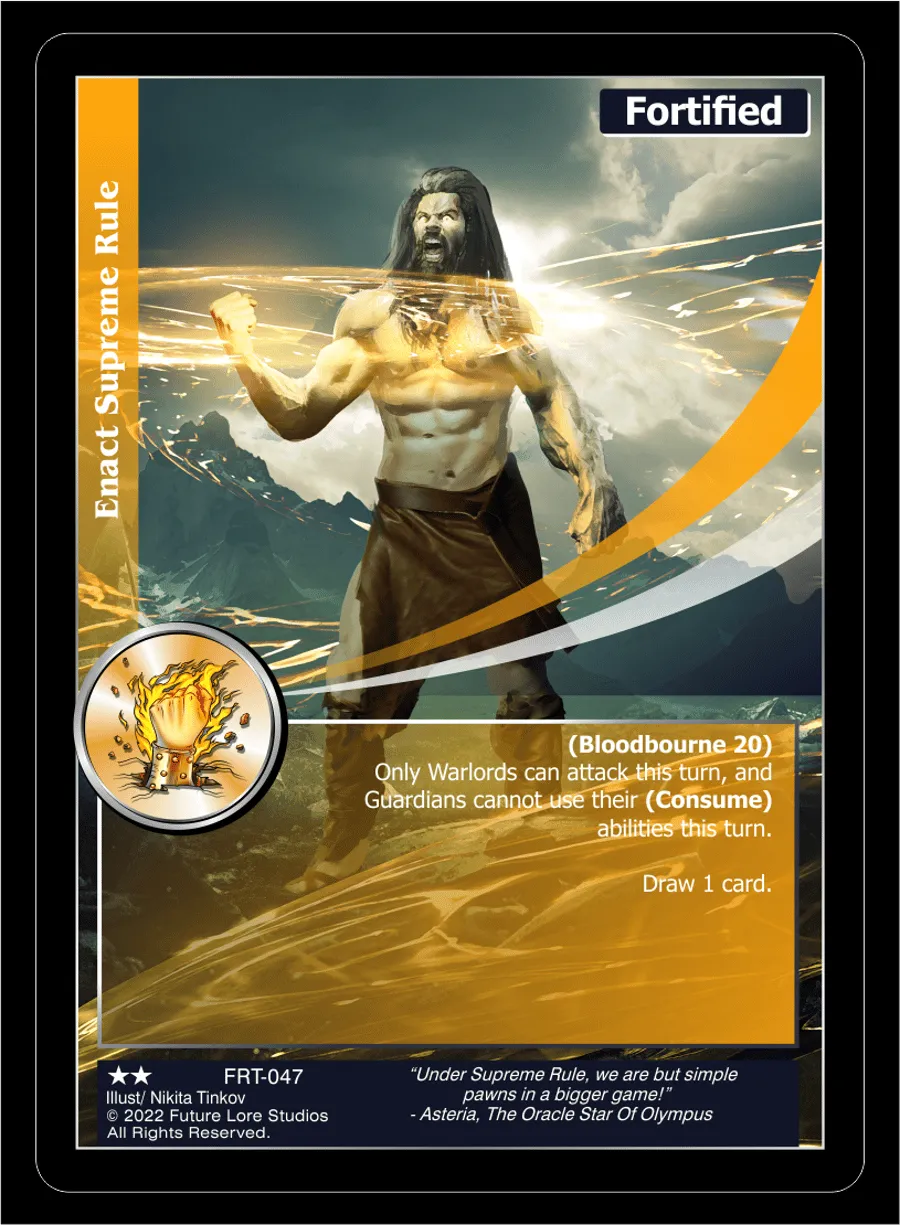 Enact Supreme Rule (Uncommon) FRT-047