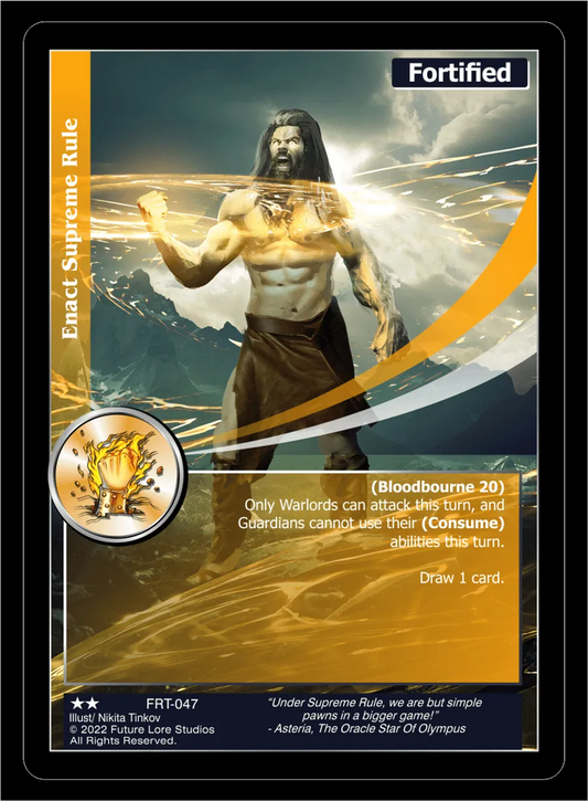 Enact Supreme Rule (Uncommon) FRT-047