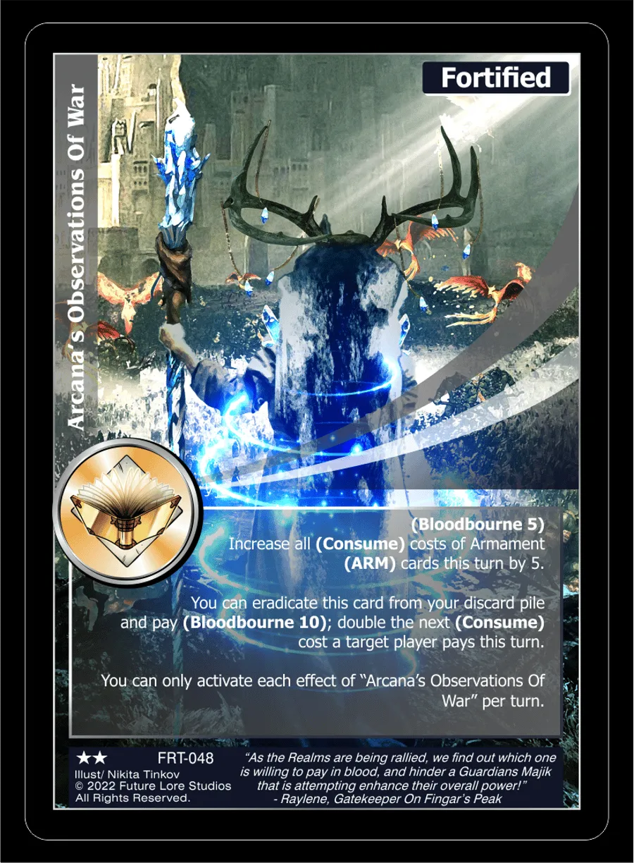Arcana's Observations Of War (Uncommon) FRT-048