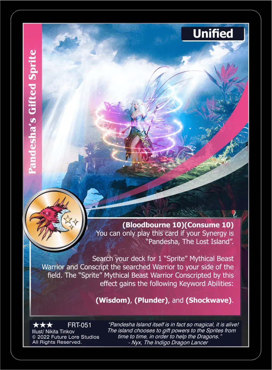 Pandesha's Gifted Sprite (Rare) FRT-051