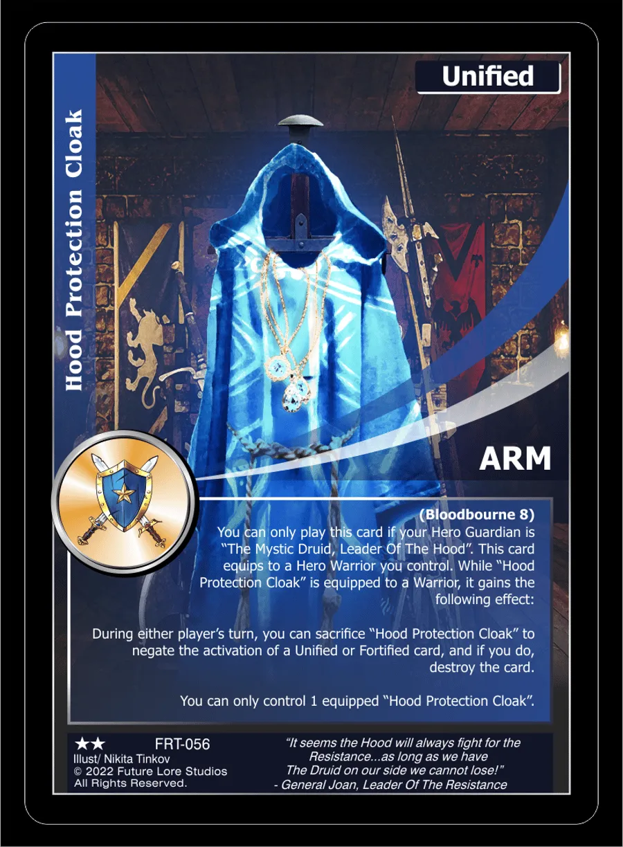 Hood Protection Cloak (Uncommon) FRT-056