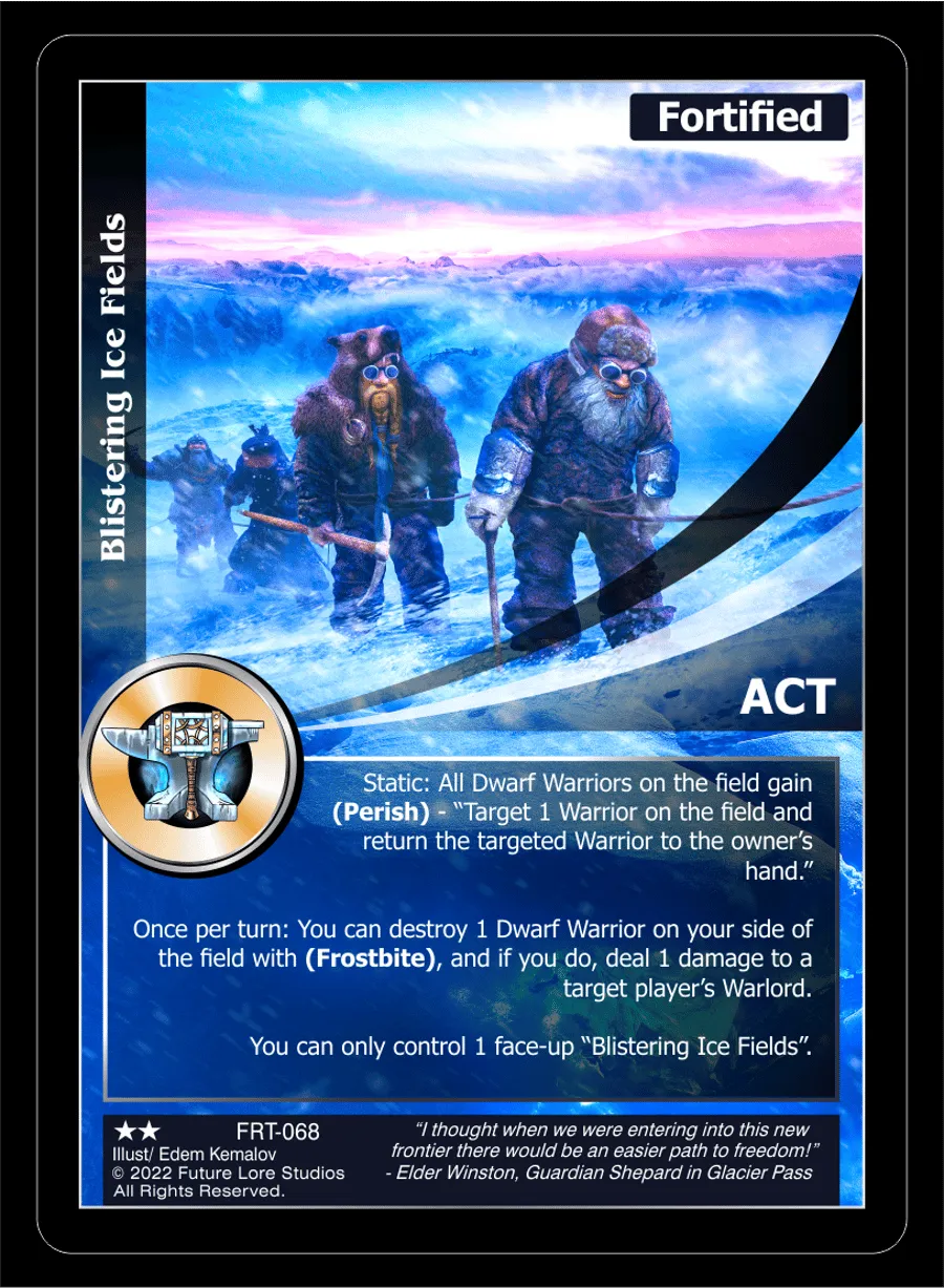 Blistering Ice Fields (Uncommon) FRT-068