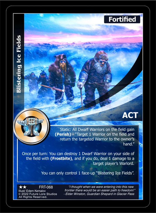 Blistering Ice Fields (Uncommon) FRT-068