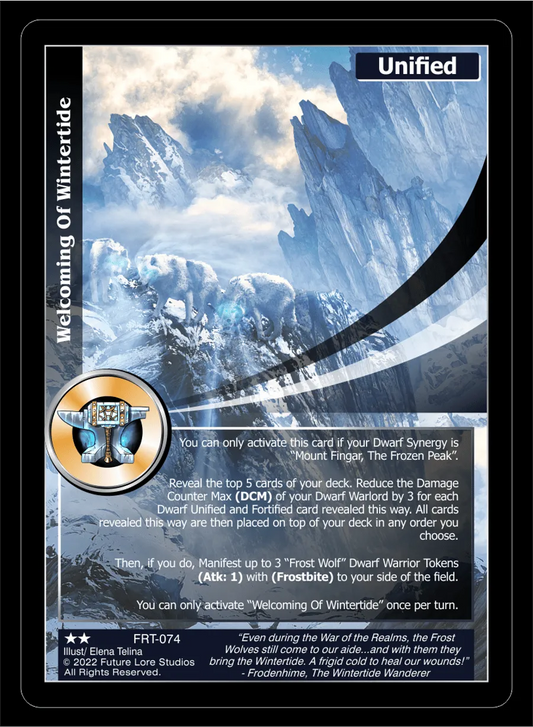 Welcoming Of Wintertide (Uncommon) FRT-074