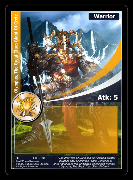 Olympus, The Great Titan Giant Of Crete (Common) FRT-076