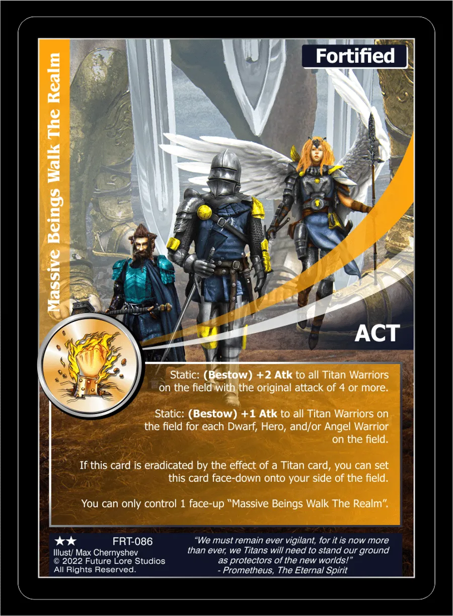 Massive Beings Walk The Realm (Uncommon) FRT-086