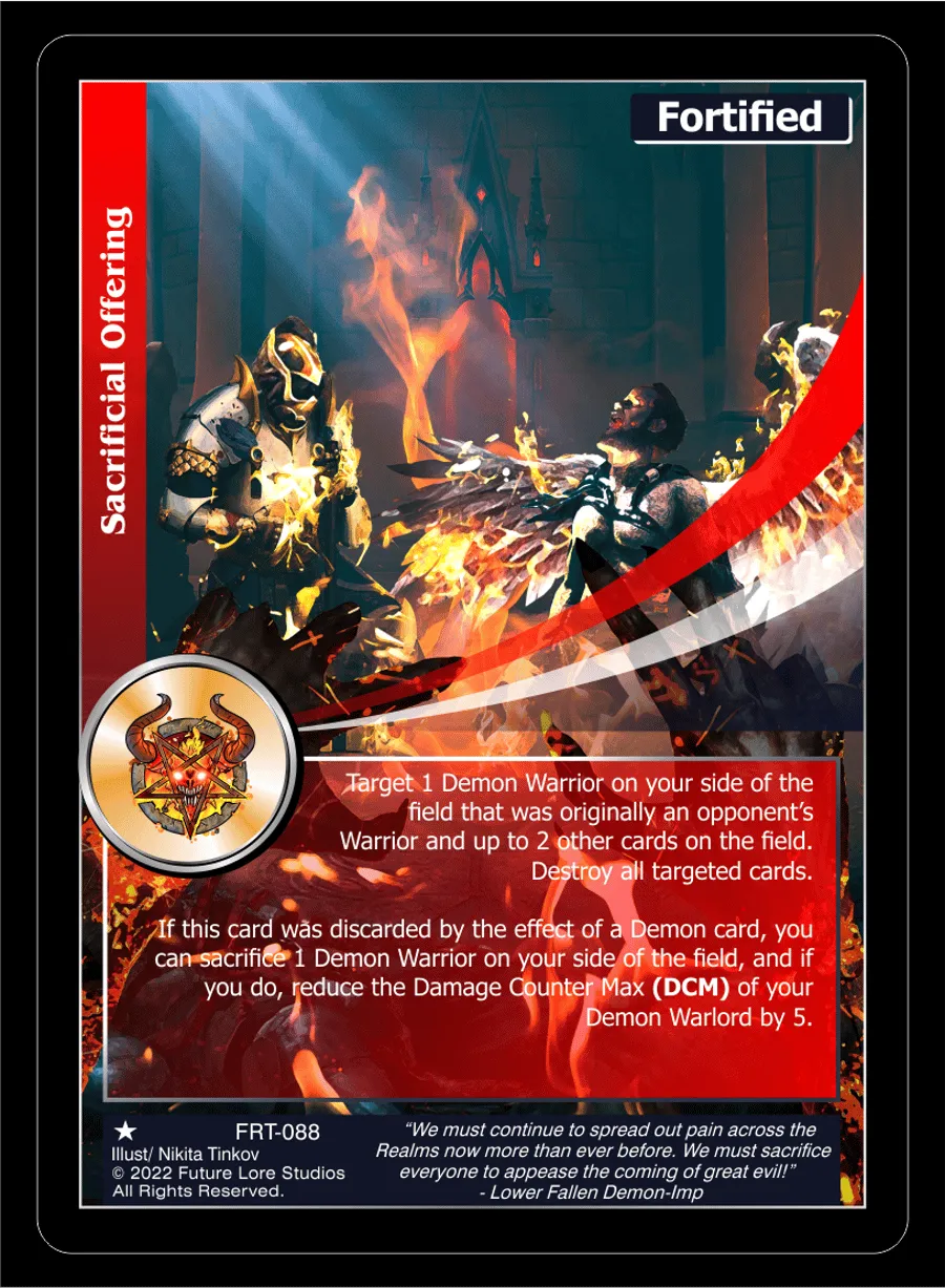 Sacrificial Offering (Common) FRT-088
