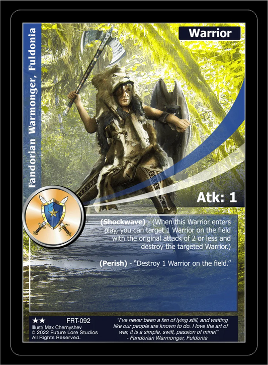 Fandorian Warmonger, Fuldonia (Uncommon) FRT-092