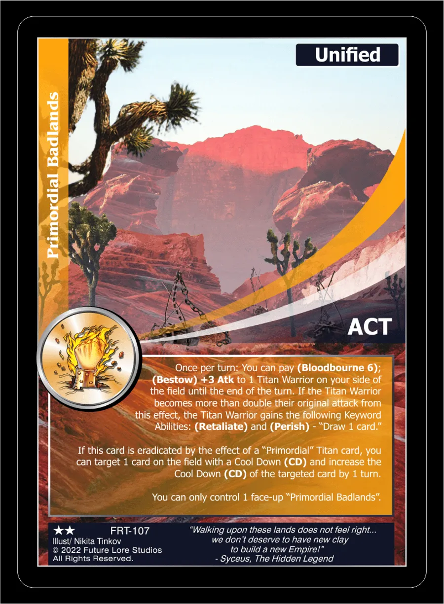 Primordial Badlands (Uncommon) FRT-107