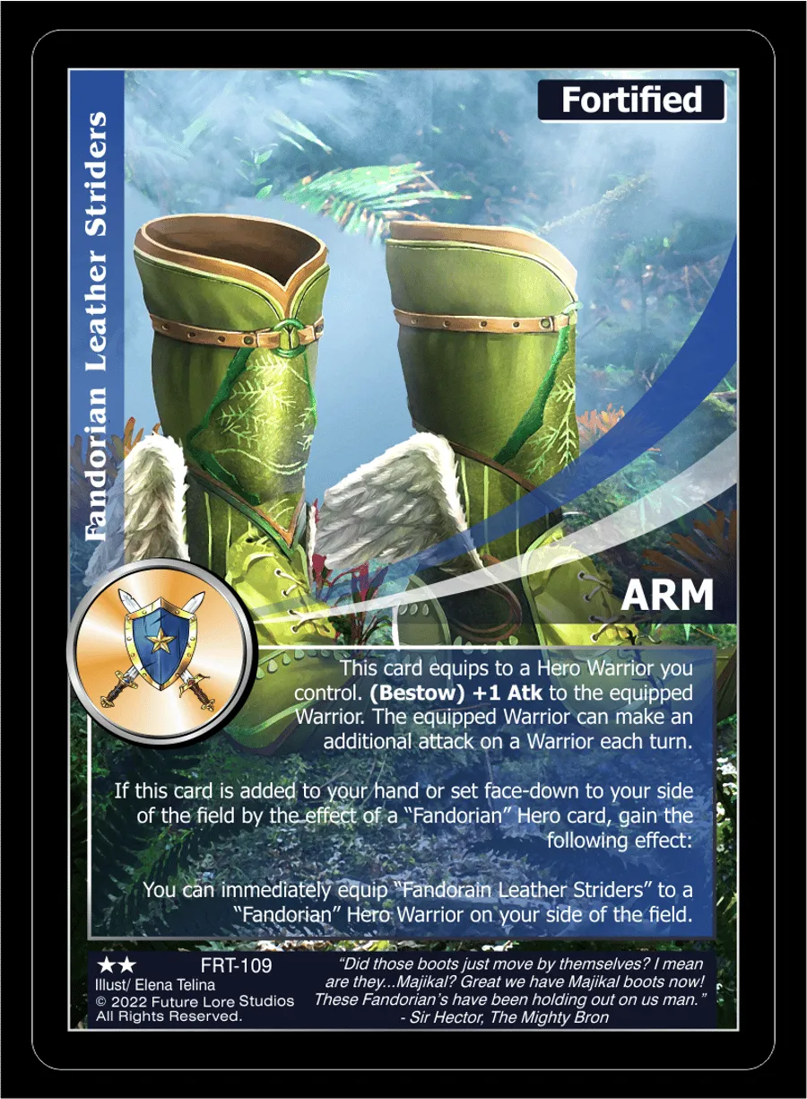 Fandorian Leather Striders (Uncommon) FRT-109
