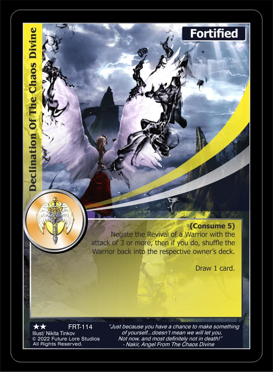 Declination Of The Chaos Divine (Uncommon) FRT-114