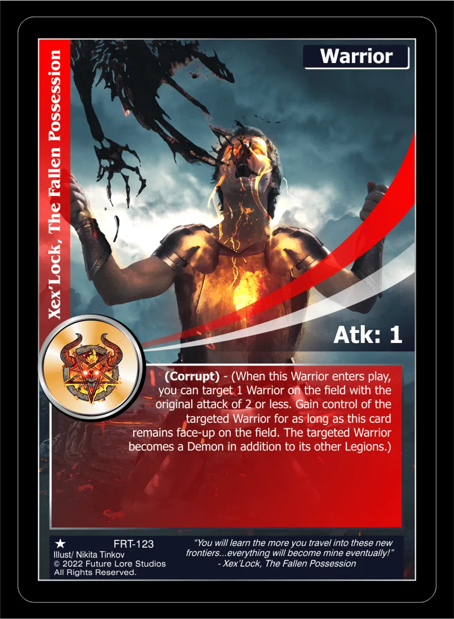 Xex'Lock, The Fallen Possession (Common) FRT-123
