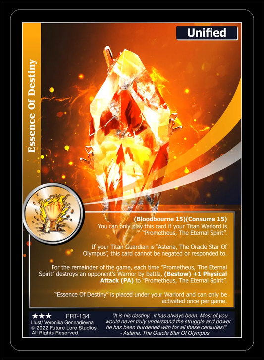 Essence Of Destiny (Rare) FRT-134