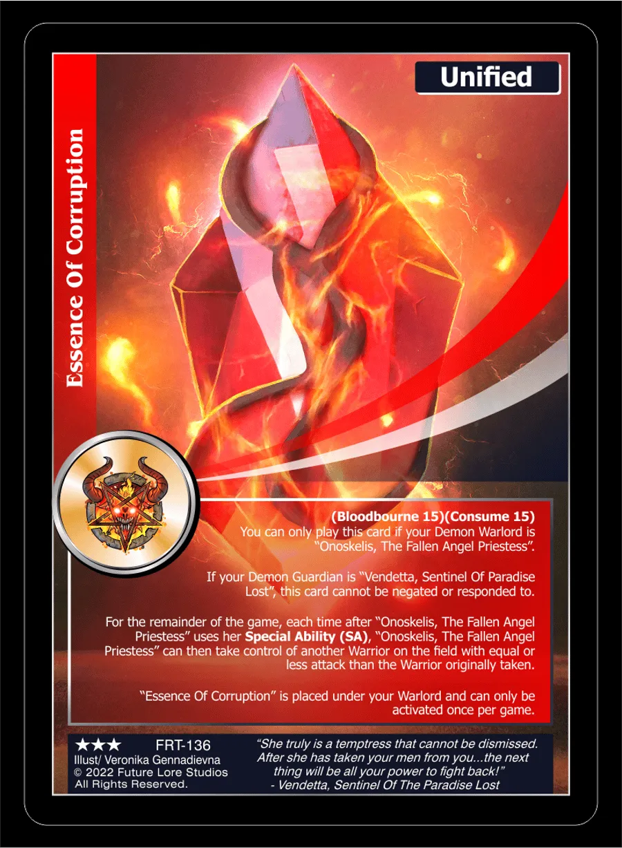 Essence Of Corruption (Rare) FRT-136