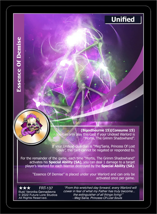 Essence Of Demise (Rare) FRT-137