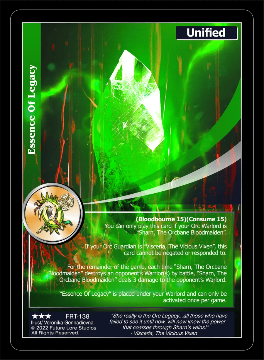Essence Of Legacy (Rare) FRT-138