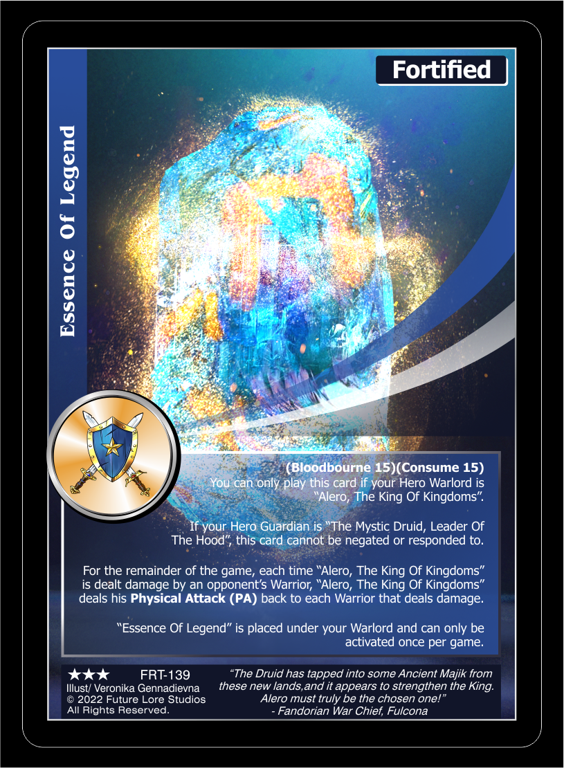 Essence Of Legend (Rare) FRT-139