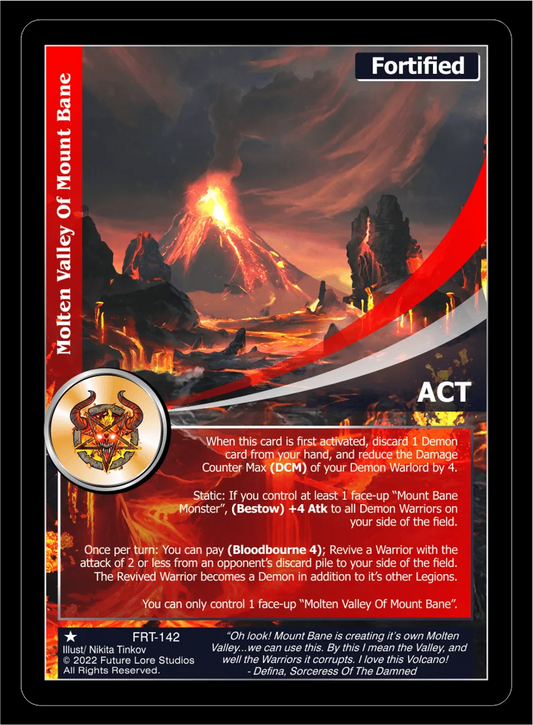Molten Valley Of Mount Bane (Common) FRT-142