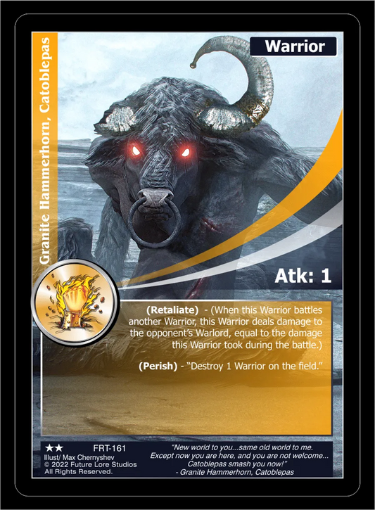 Granite Hammerhorn, Catoblepas (Uncommon) FRT-161