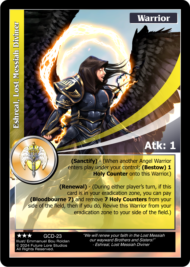 Eshreal, Lost Messiah Diviner (Rare) GCD-23