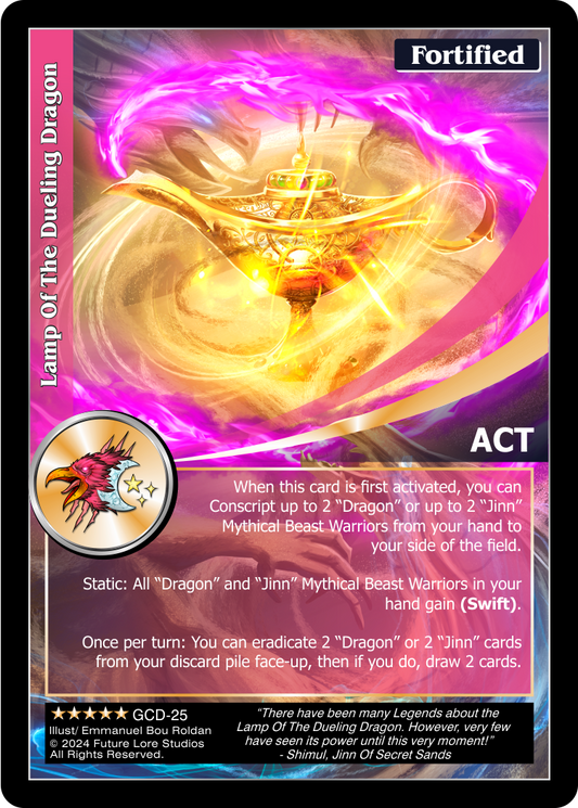Lamp Of The Dueling Dragon (Exalted) GCD-25