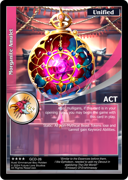 Morganite Amulet (Renown) GCD-26
