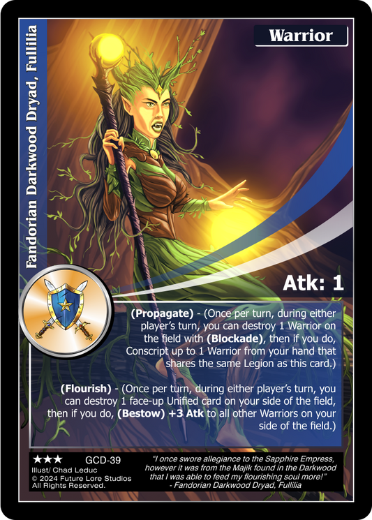 Fandorian Darkwood Dryad, Fullilia (Rare) GCD-39