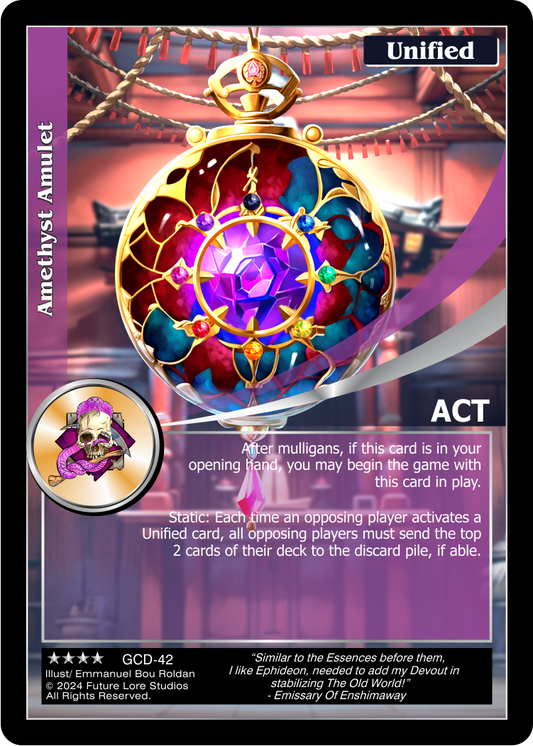 Amethyst Amulet (Renown) GCD-42