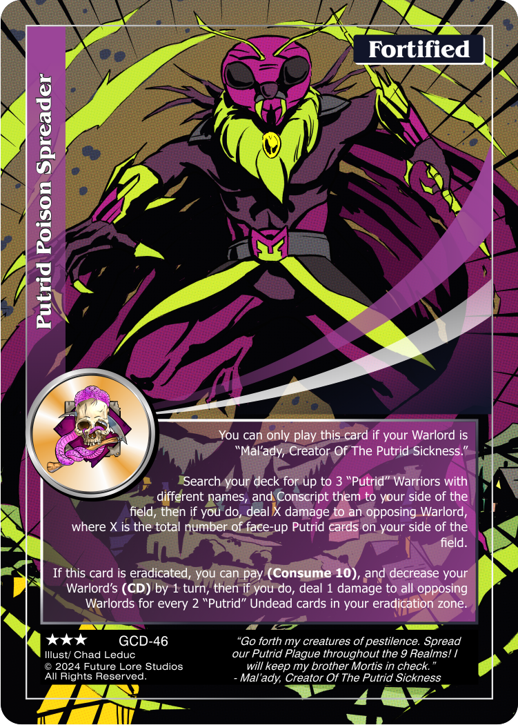 Putrid Poison Spreader (Rare) GCD-46
