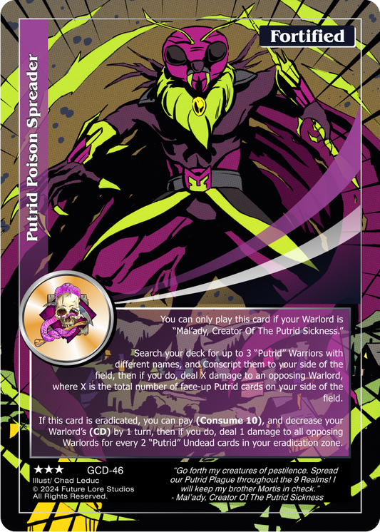 Putrid Poison Spreader (Rare) GCD-46