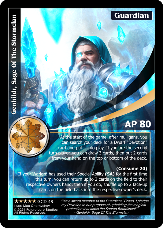 Genhildr, Sage of the Stormclan (Exalted) GCD-48