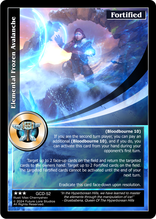 Elemental Frozen Avalanche (Rare) GCD-52