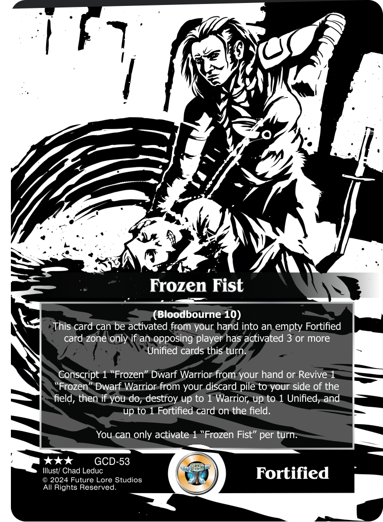 Frozen Fist (Rare) GCD-53