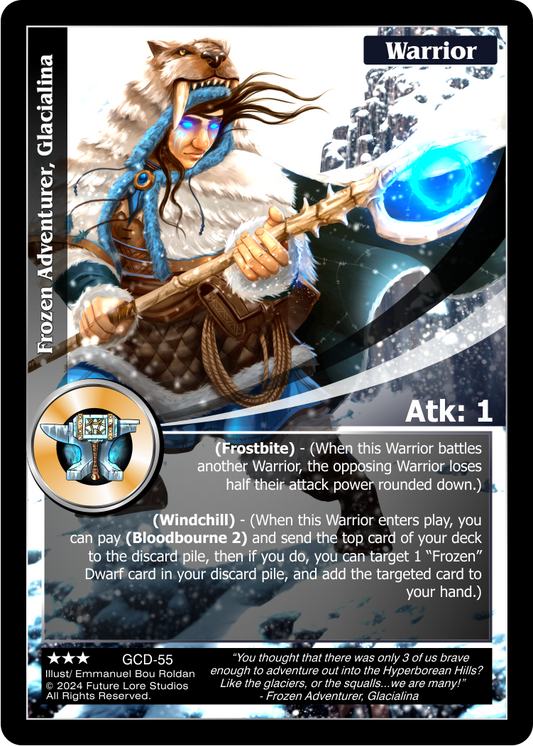 Frzoen Adventurer, Glacialina (Rare) GCD-55
