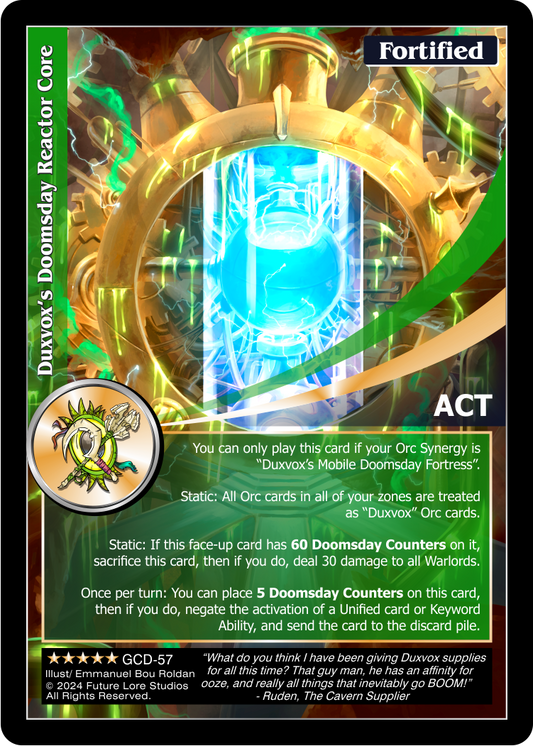 Duxvox's Doomsday Reactor Core (Exalted) GCD-57
