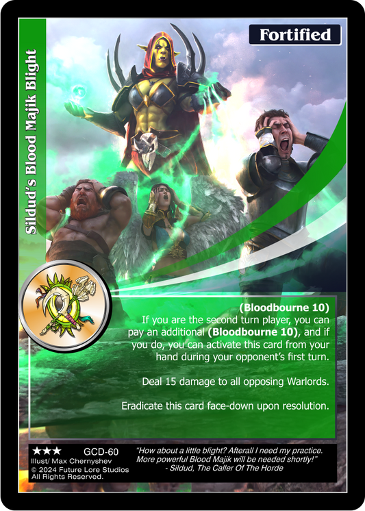 Sildud's Blood Majik Blight (Rare) GCD-60